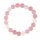 Edelsteinarmband "Rosenquarz/Bergkristall"