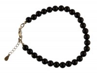 Edelsteinarmband "Onyx" 6mm-Kugeln,...